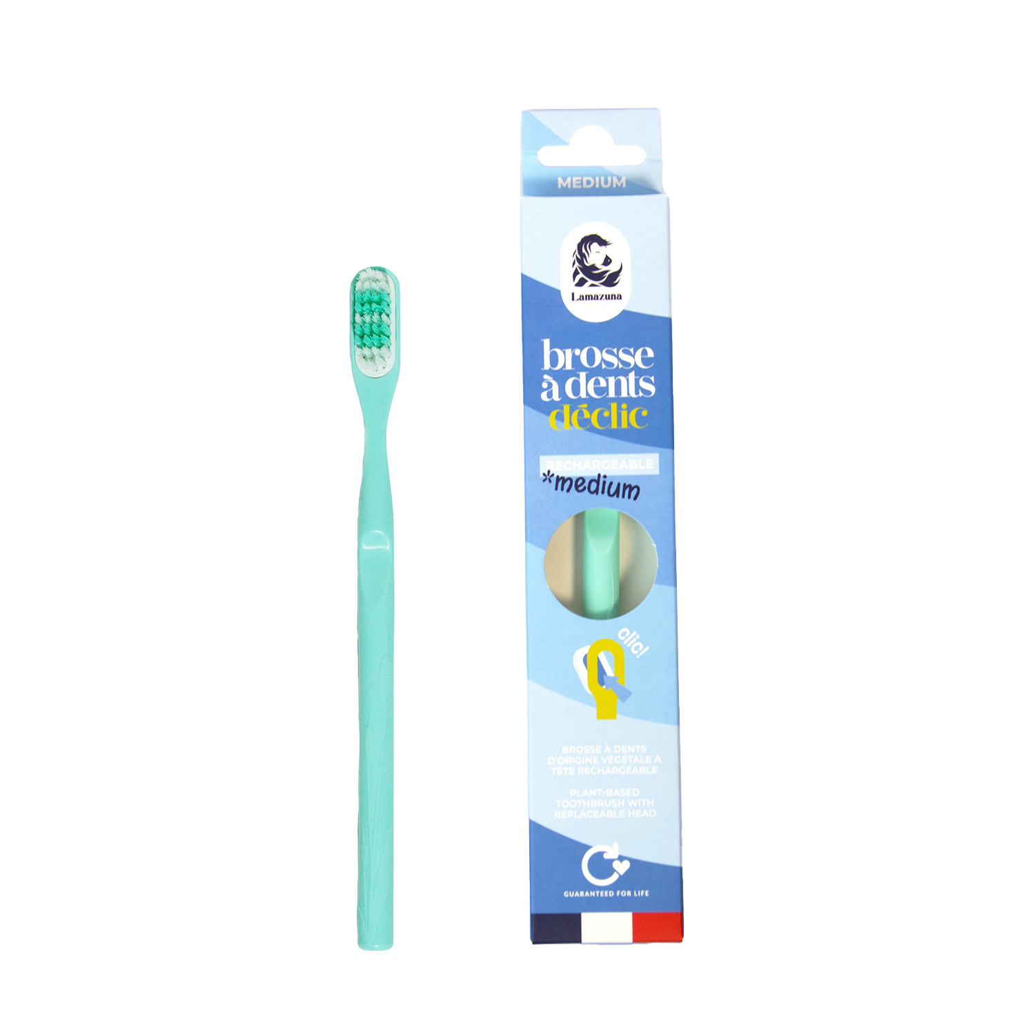Lamazuna Toothbrush medium water green