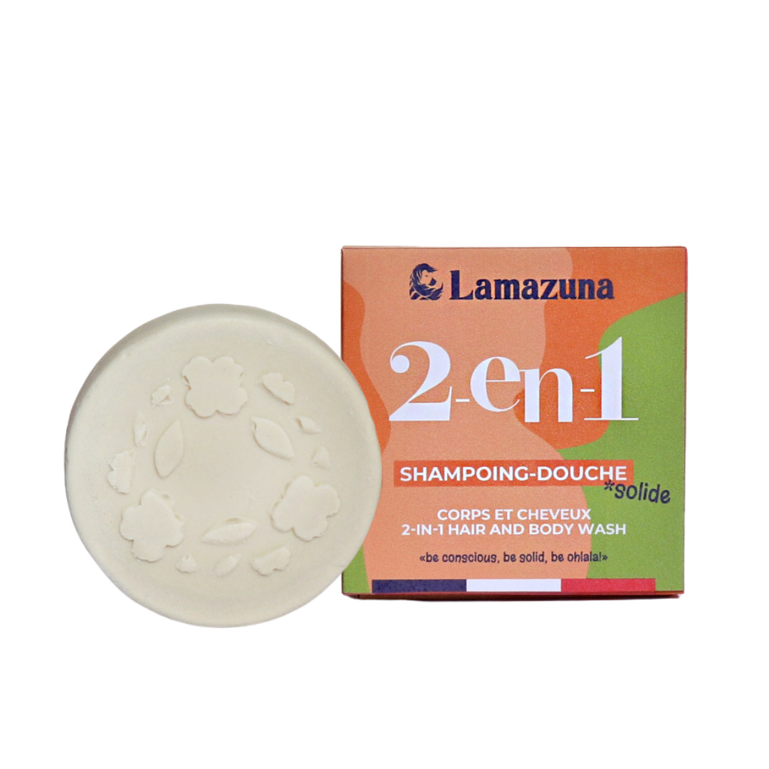 Lamazuna 2 In 1 Hair and body wash bar
