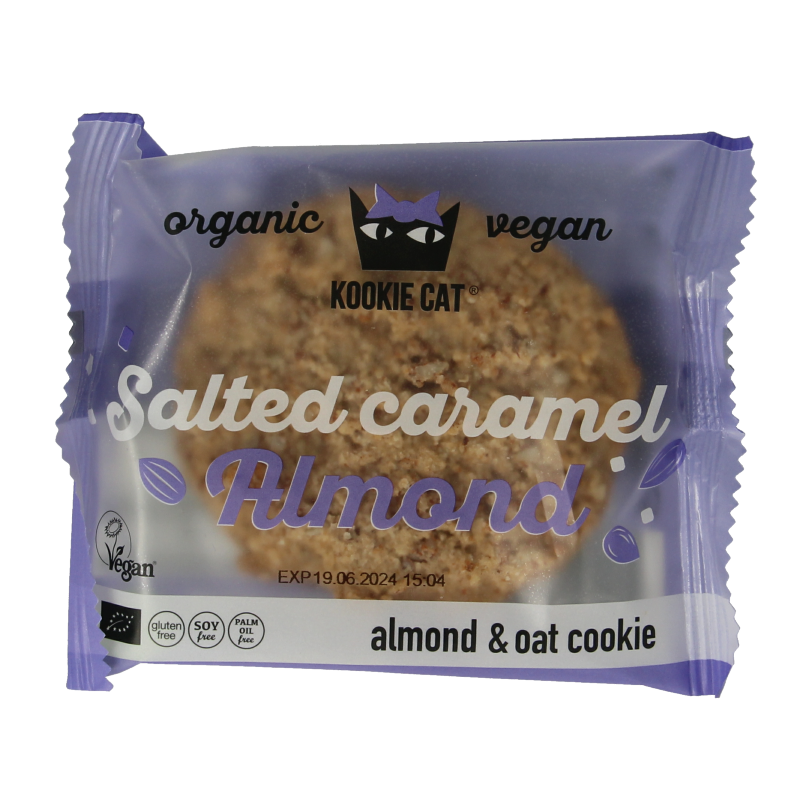 Kookie Cat Salted caramel & almonds bio