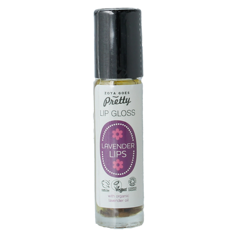 Zoya Goes Pretty Lip gloss lavender lips