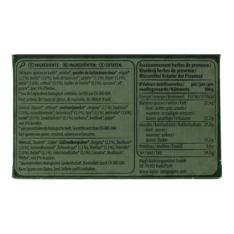 Natur Compagnie Herb de provence blokjes bio - Afbeelding 3