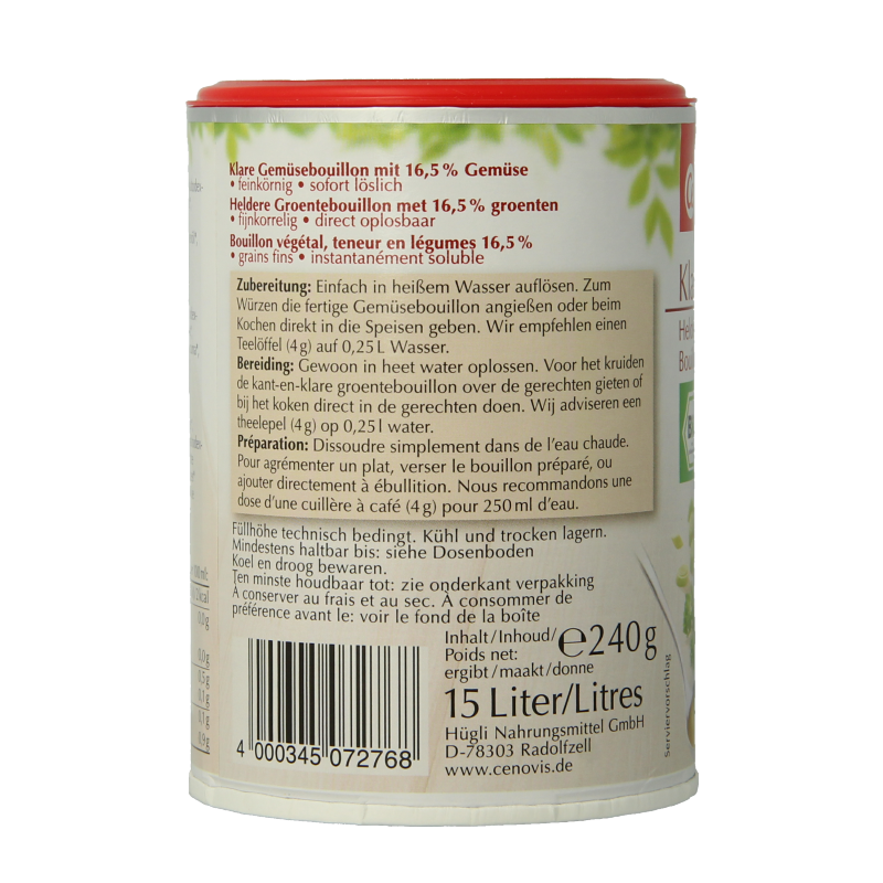 Cenovis Heldere bouillon bio - Afbeelding 2