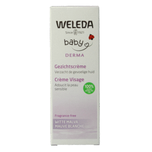 Weleda Baby witte malva sensitive gezichtscreme