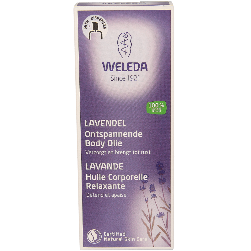 Weleda Lavendel ontspannende body olie