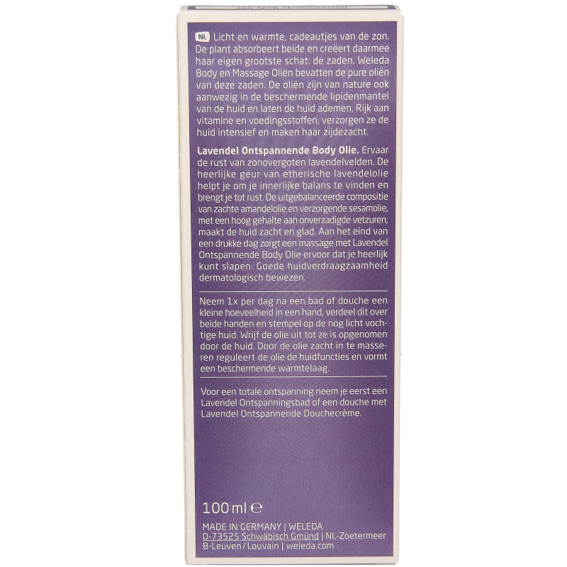 Weleda Lavendel ontspannende body olie - Afbeelding 4