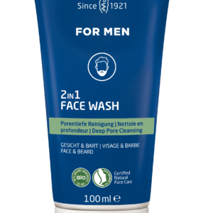 Weleda Men 2 in1 reinigingsgel gezicht en baard
