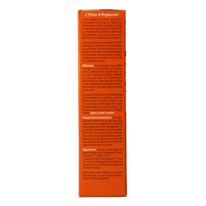 Weleda Duindoorn elixer bio - Afbeelding 2