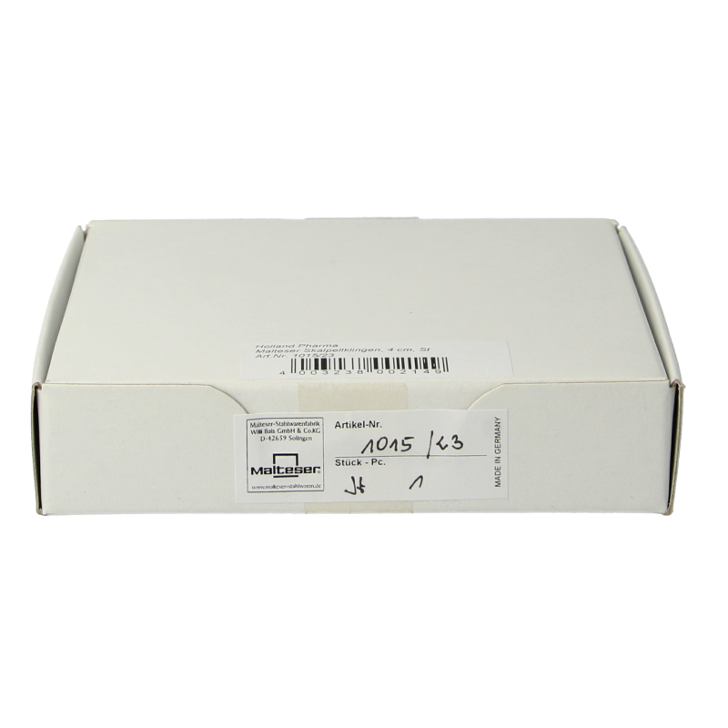 Malteser Scalpelmesjes 4cm steriel 1015/23