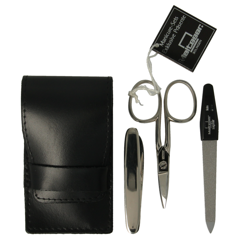 Malteser Zaketui 3-delig rundleder ns & zakmes