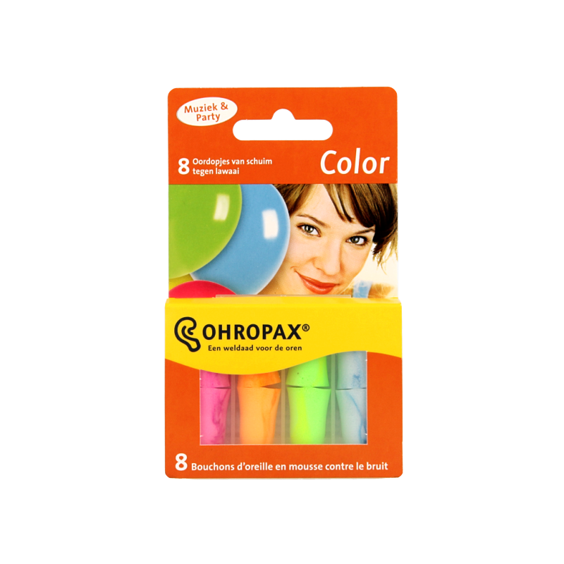 Ohropax Oordopjes geluiddempend color