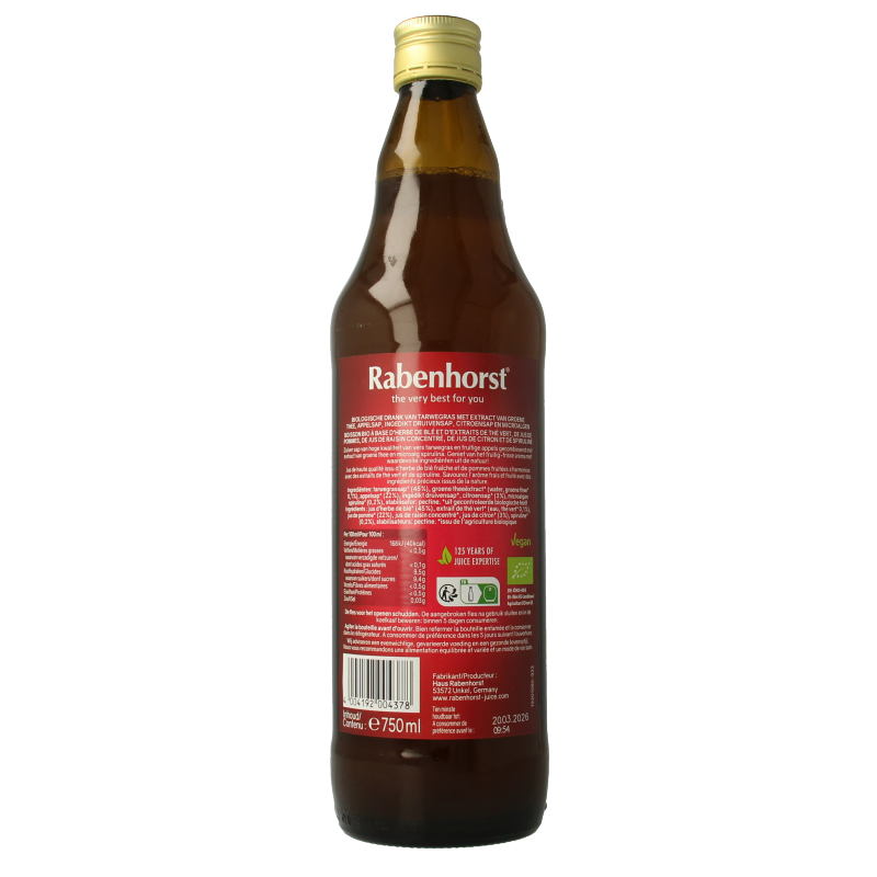 Rabenhorst Tarwegras bio - Afbeelding 2