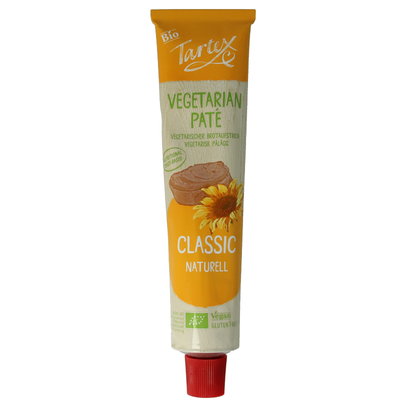 Tartex Tube vegetarische pate classic bio