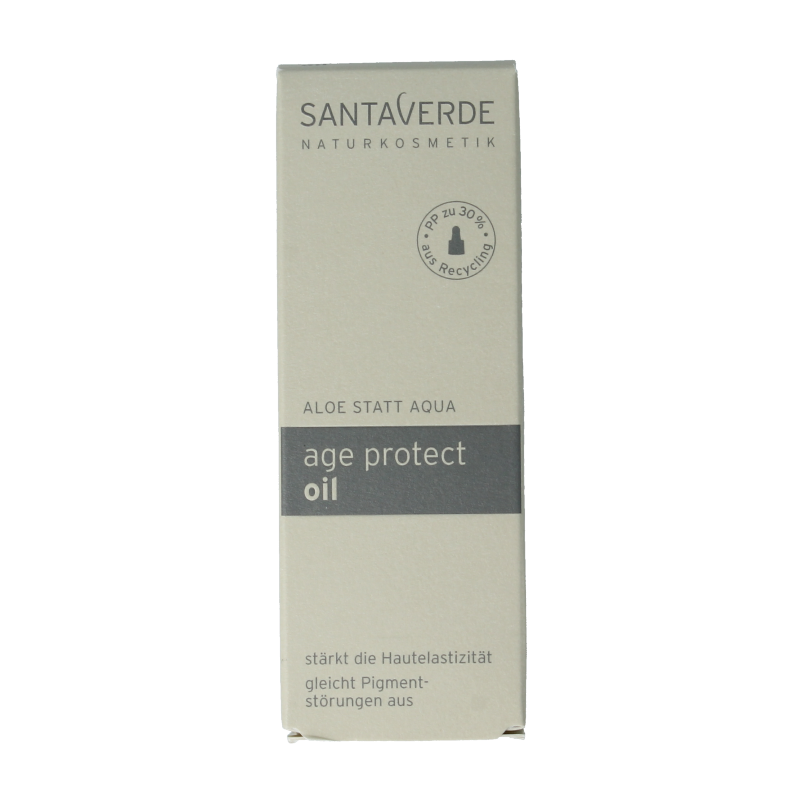 Santaverde Aloe vera age protect gezichtsolie