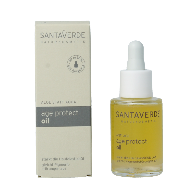 Santaverde Aloe vera age protect gezichtsolie - Afbeelding 2