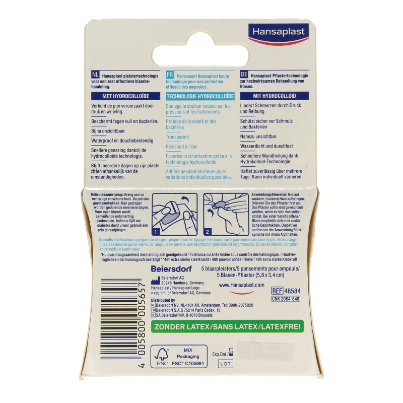 Hansaplast SOS Blaarpleister groot - Afbeelding 2