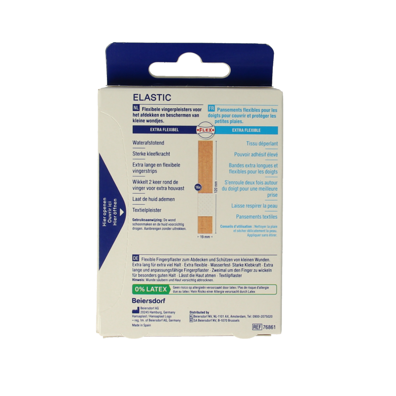 Hansaplast Vingerpleister elastisch strips - Afbeelding 2