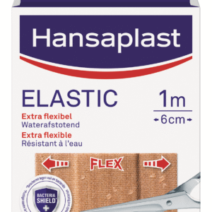 Hansaplast Elastic 1m x 6cm waterasfstotend
