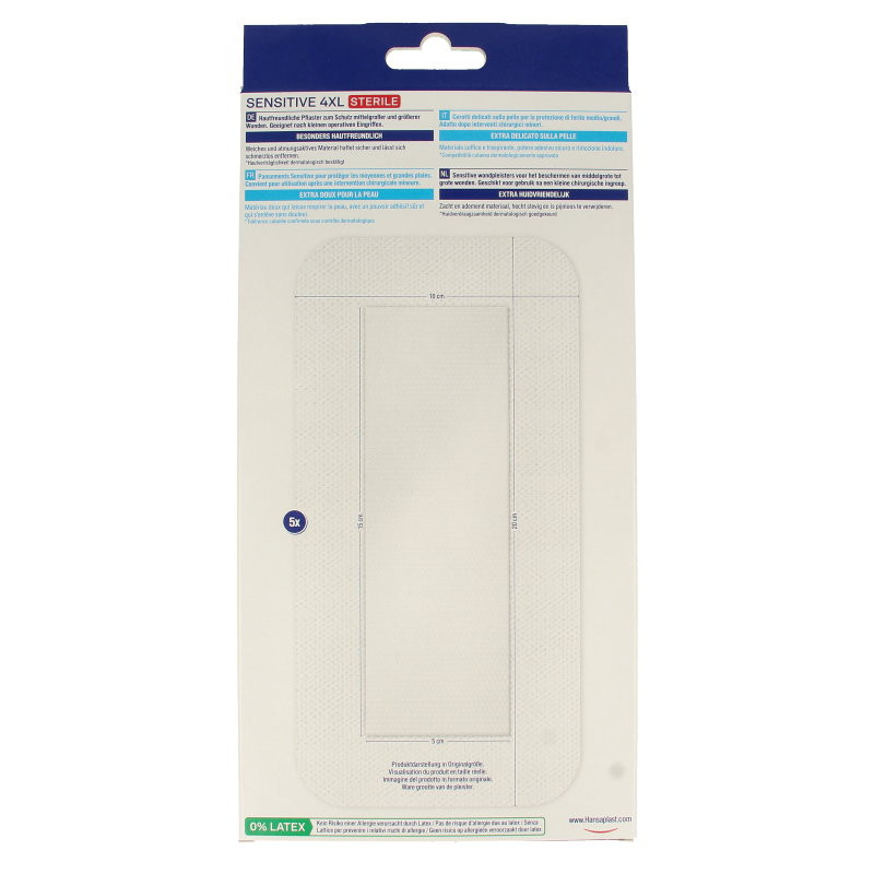 Hansaplast Pleisters sensitive 4XL - Afbeelding 2