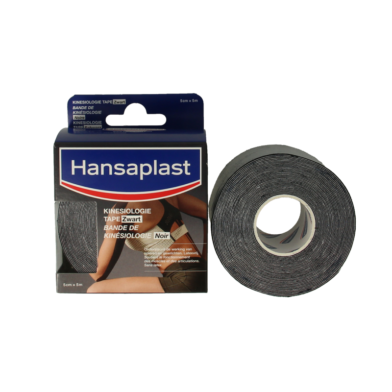 Hansaplast Kinesio tape zwart - Afbeelding 2