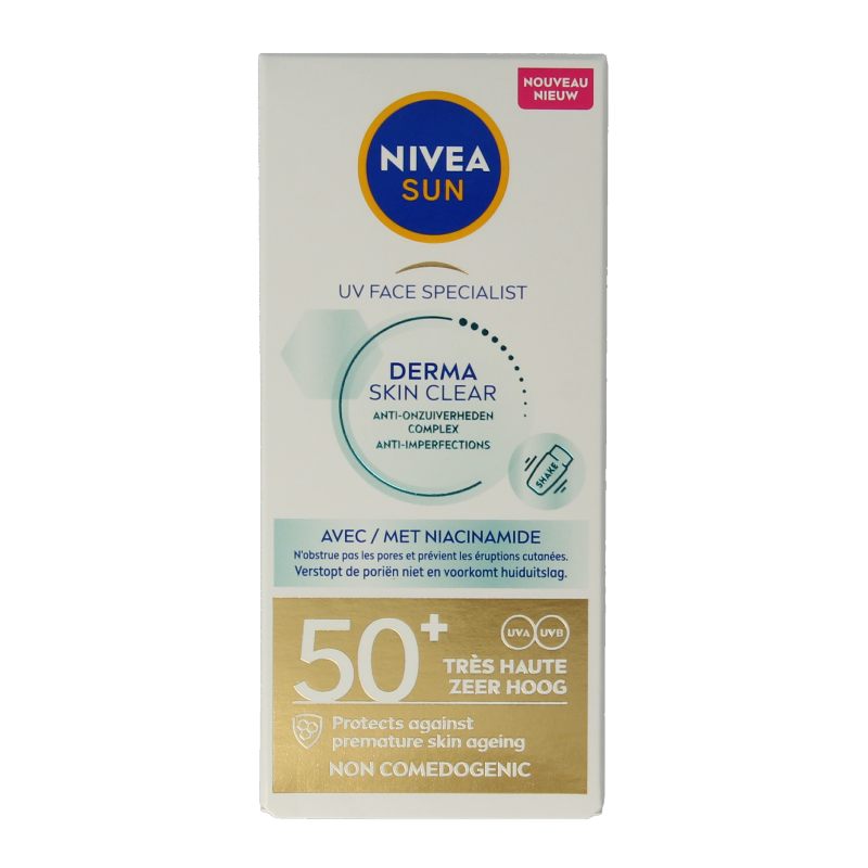 Nivea Sun face blemish control SPF50+