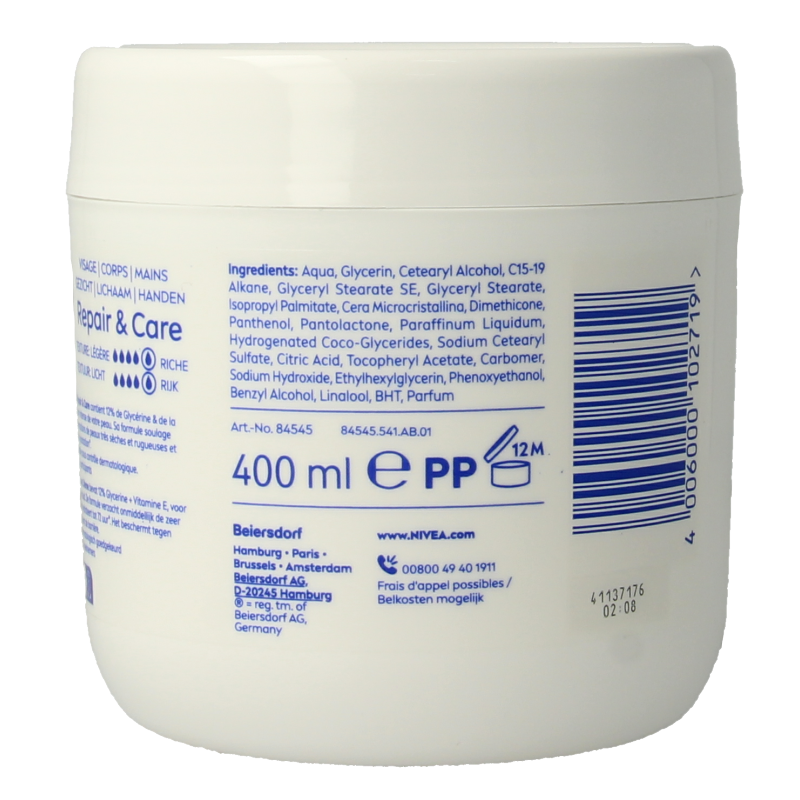 Nivea Bodycreme repair & care intens - Afbeelding 2