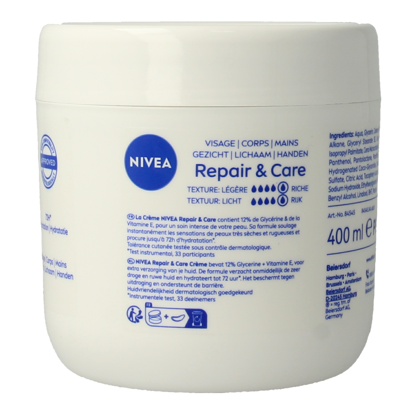 Nivea Bodycreme repair & care intens - Afbeelding 3