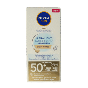 Nivea Sun face daily fluid SPF50 tint light