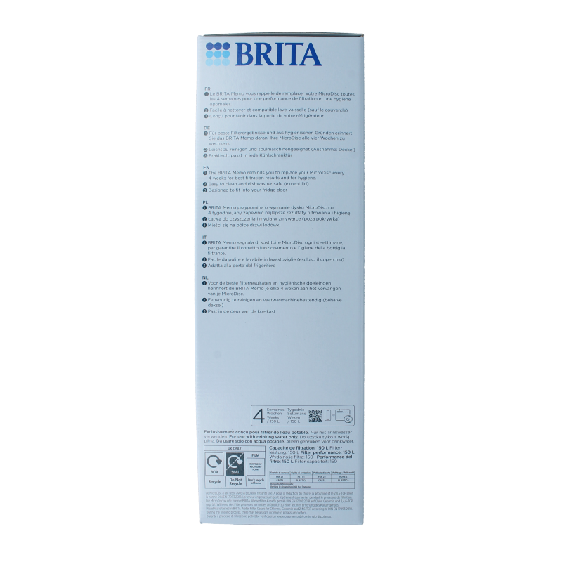 Brita Waterfilterkaraf fresh black - Afbeelding 2