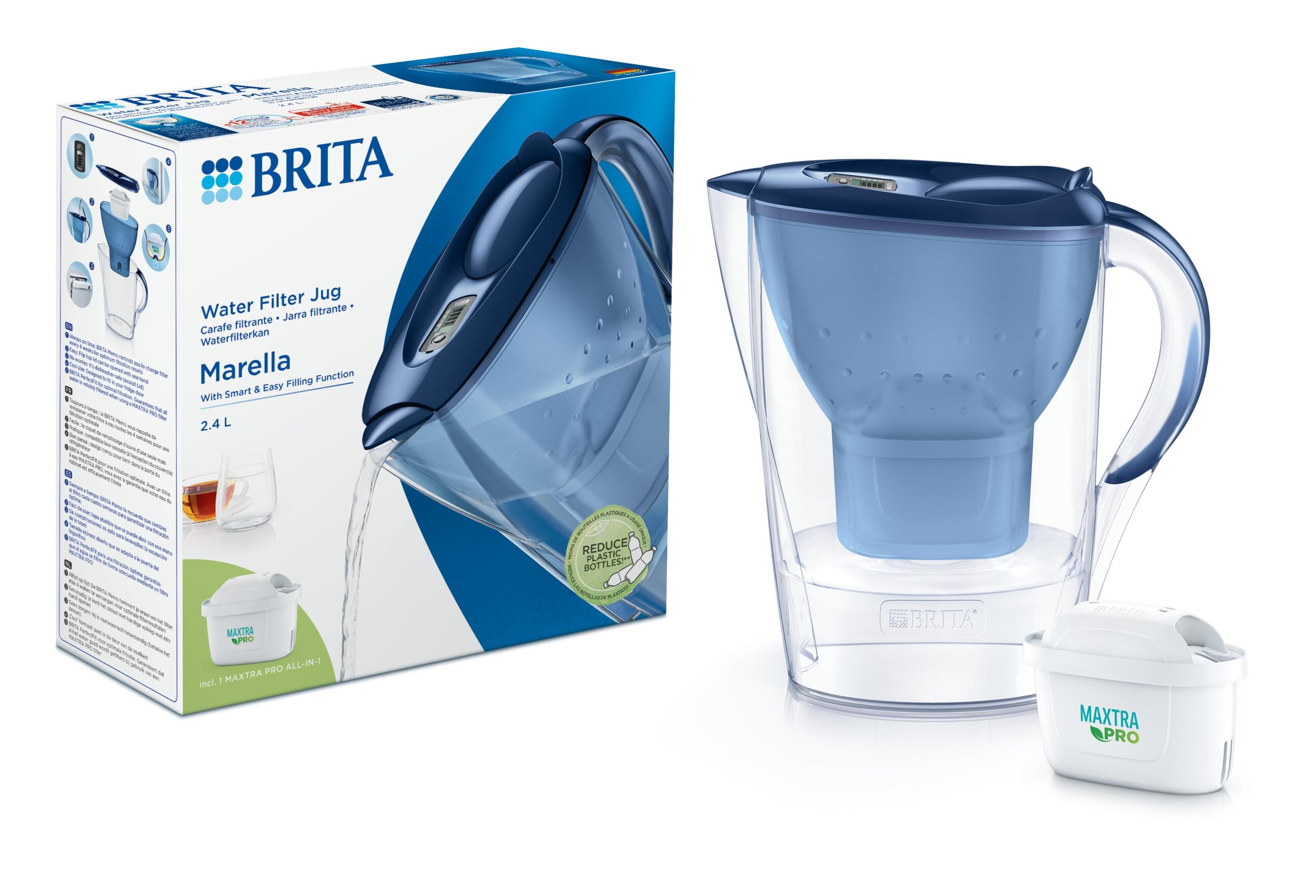 Brita Waterfilterkan Marella cool blue