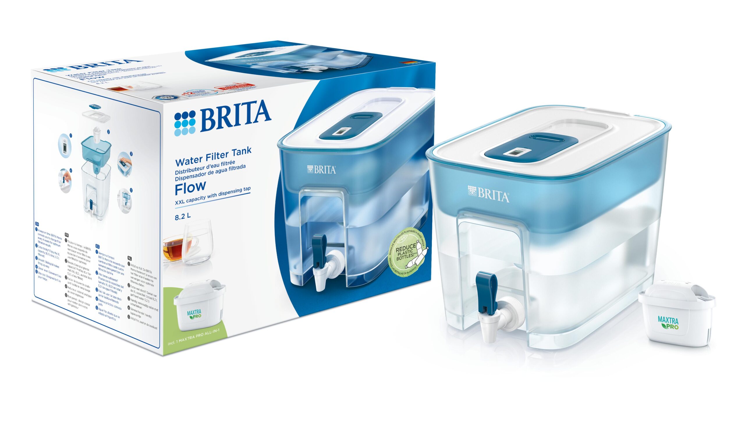 Brita Waterfilterstation flow cool blue