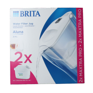 Brita Waterfilterbundel aluna cool white+2 maxtra filter