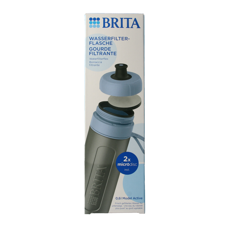 Brita Waterfles active donkerblauw