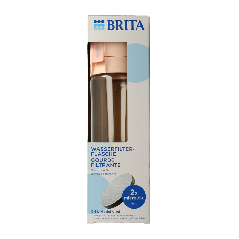 Brita Waterfles vital apricot