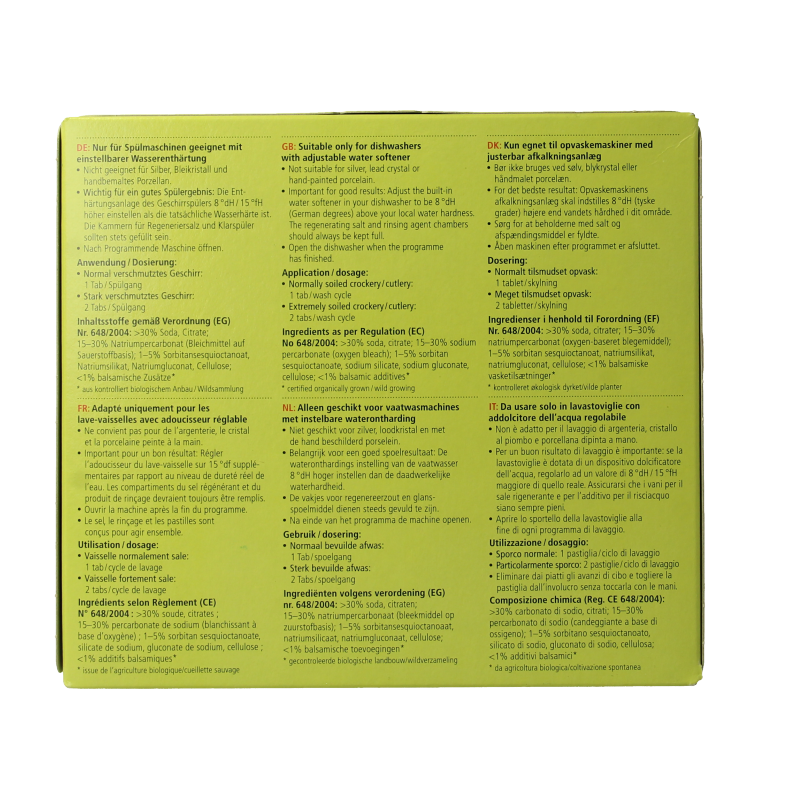 Sonett Vaatwasmachine tablet - Afbeelding 3