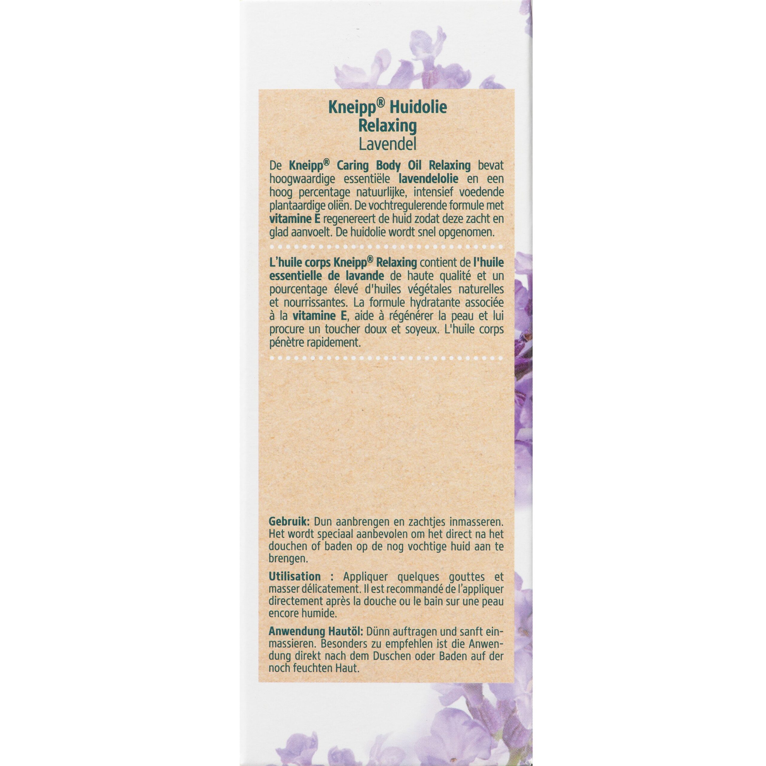 Kneipp Relaxing caring body oil lavendel - Afbeelding 2