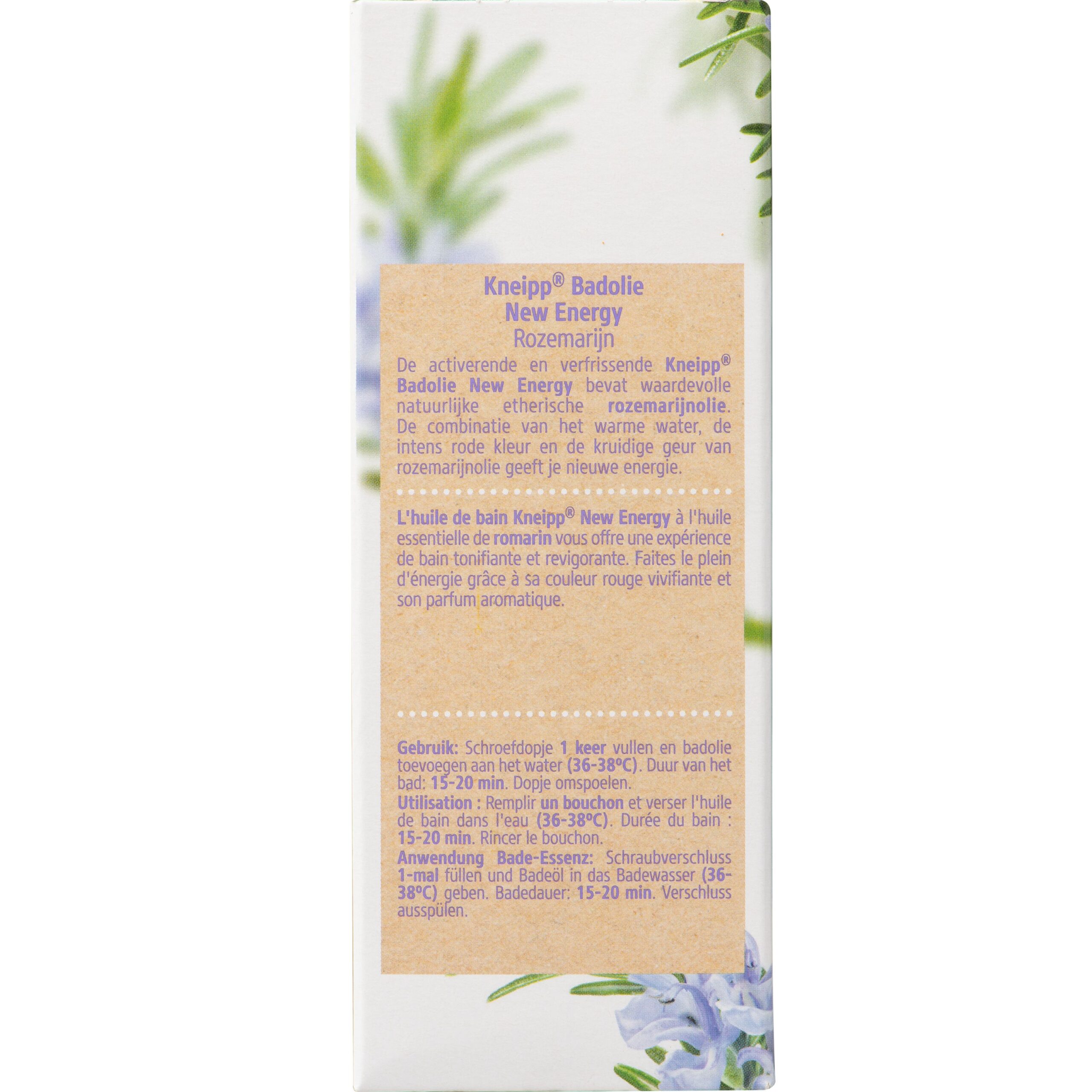 Kneipp New energy badolie rozemarijn - Afbeelding 2