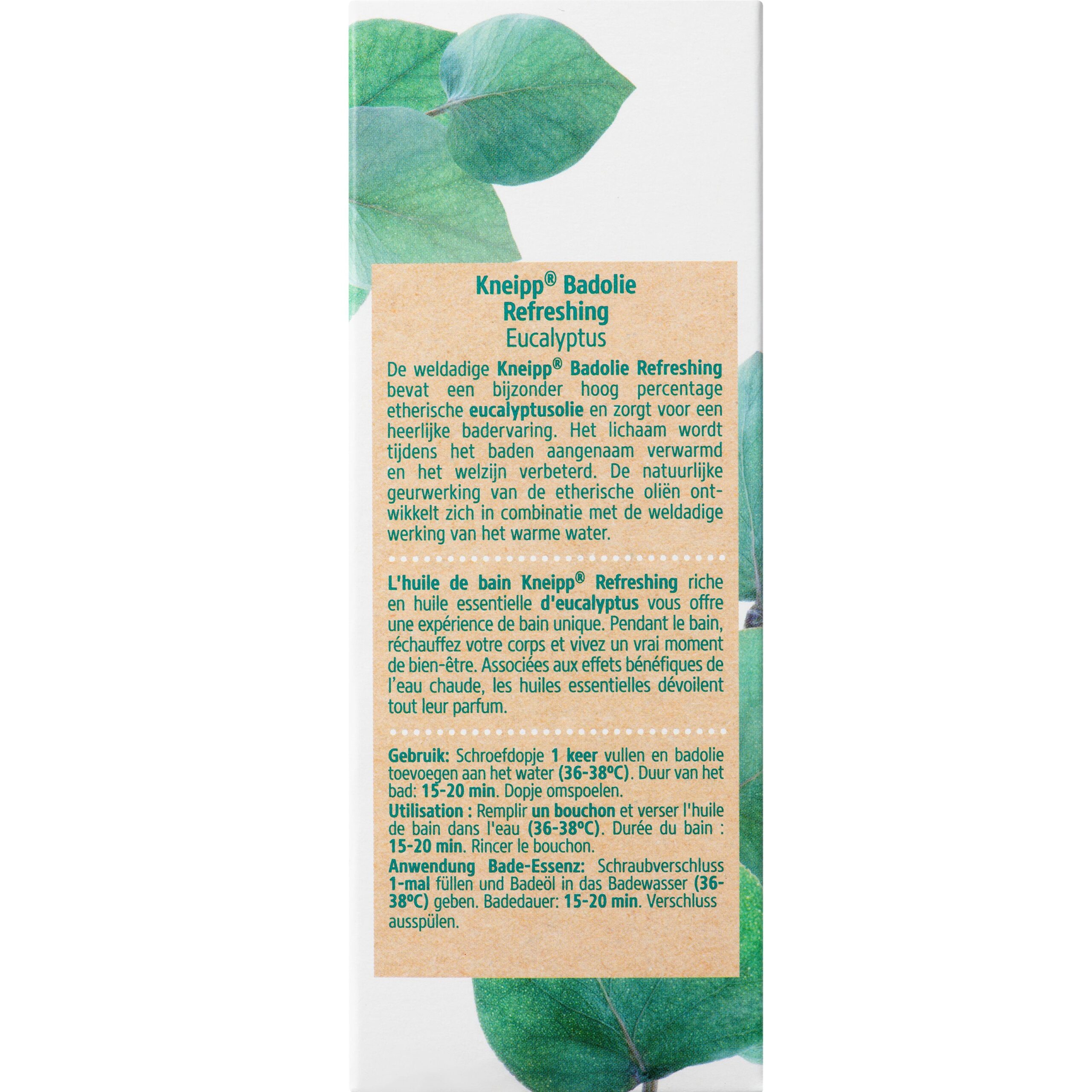 Kneipp Refreshing badolie eucalyptus - Afbeelding 2