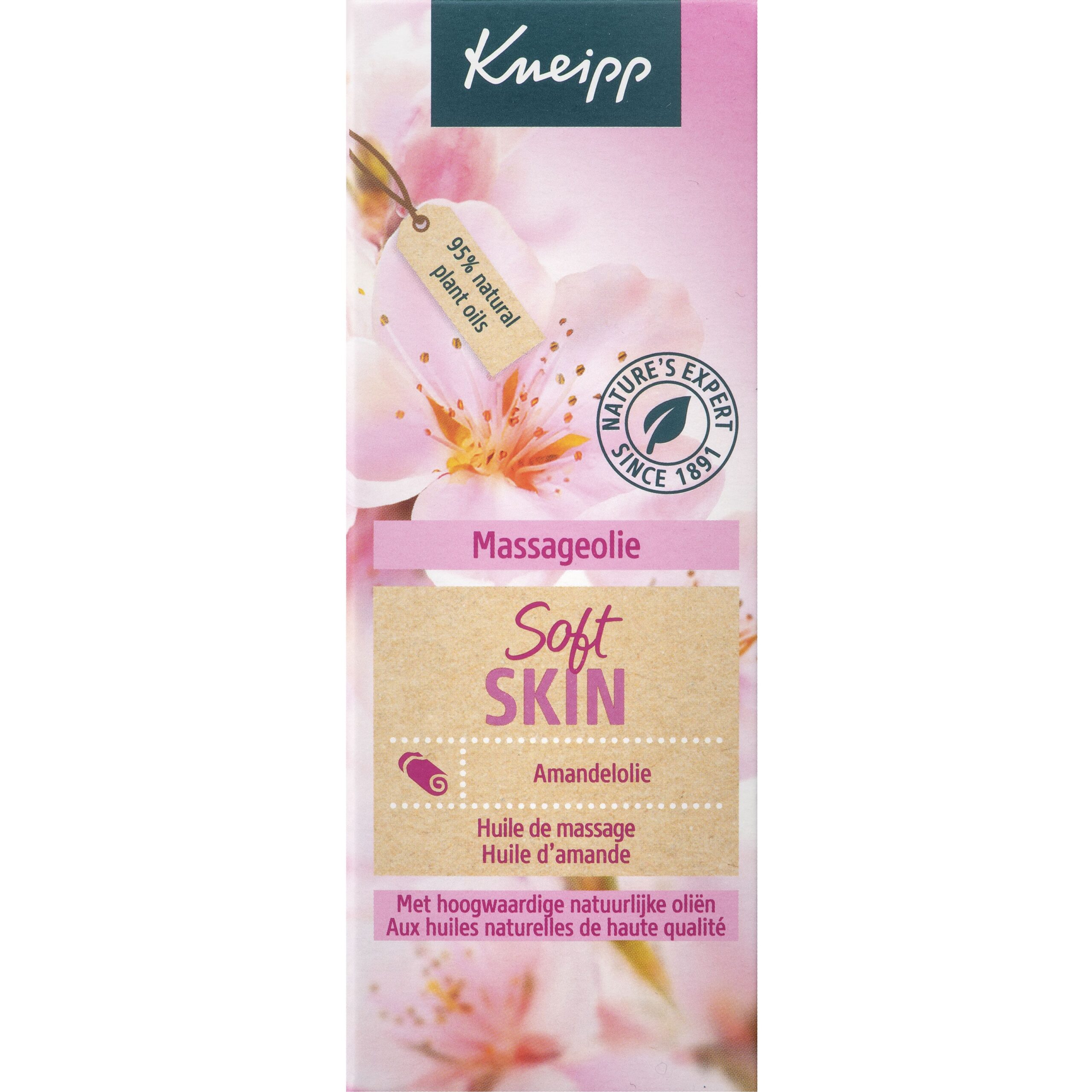 Kneipp Soft skin massageolie amandelolie