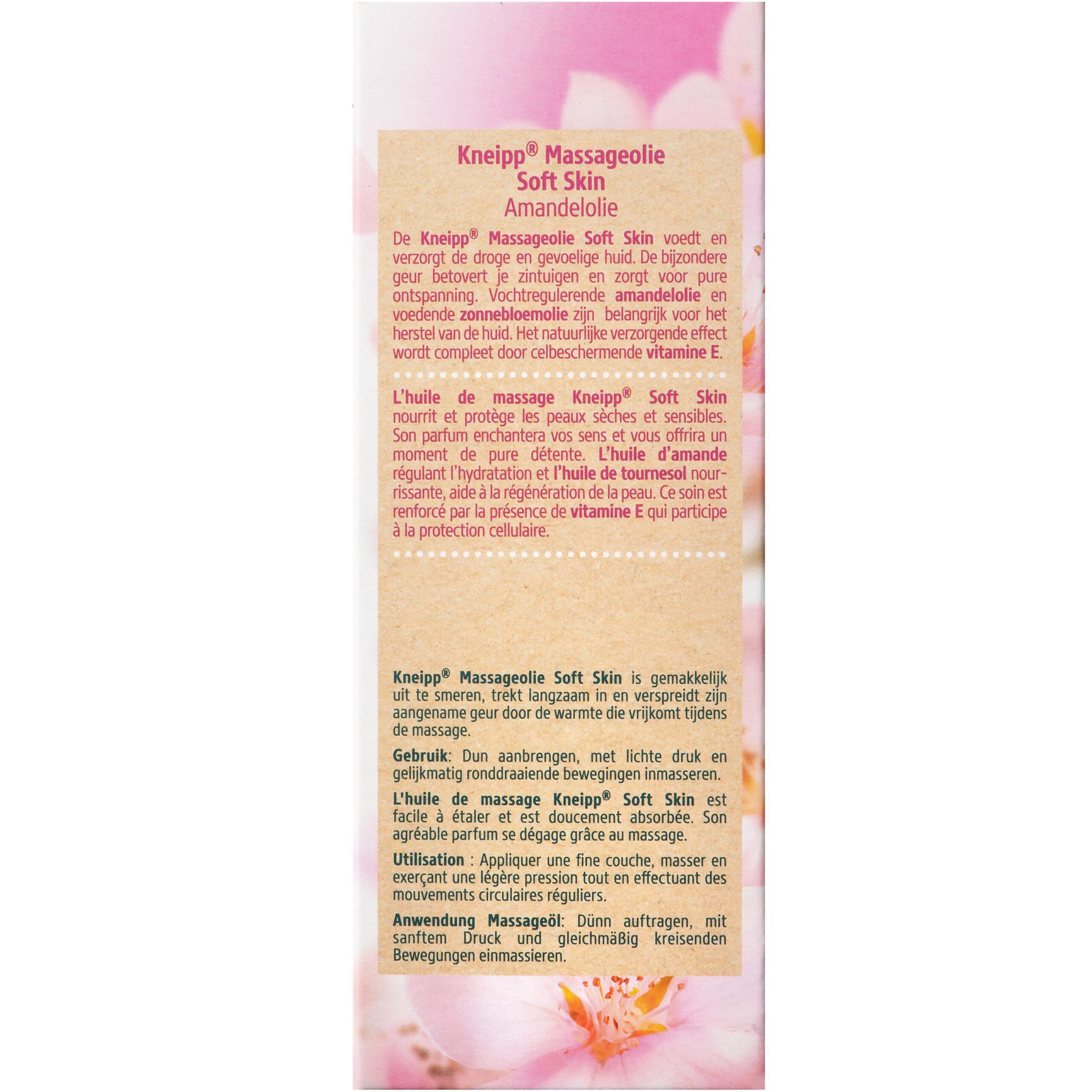 Kneipp Soft skin massageolie amandelolie - Afbeelding 4