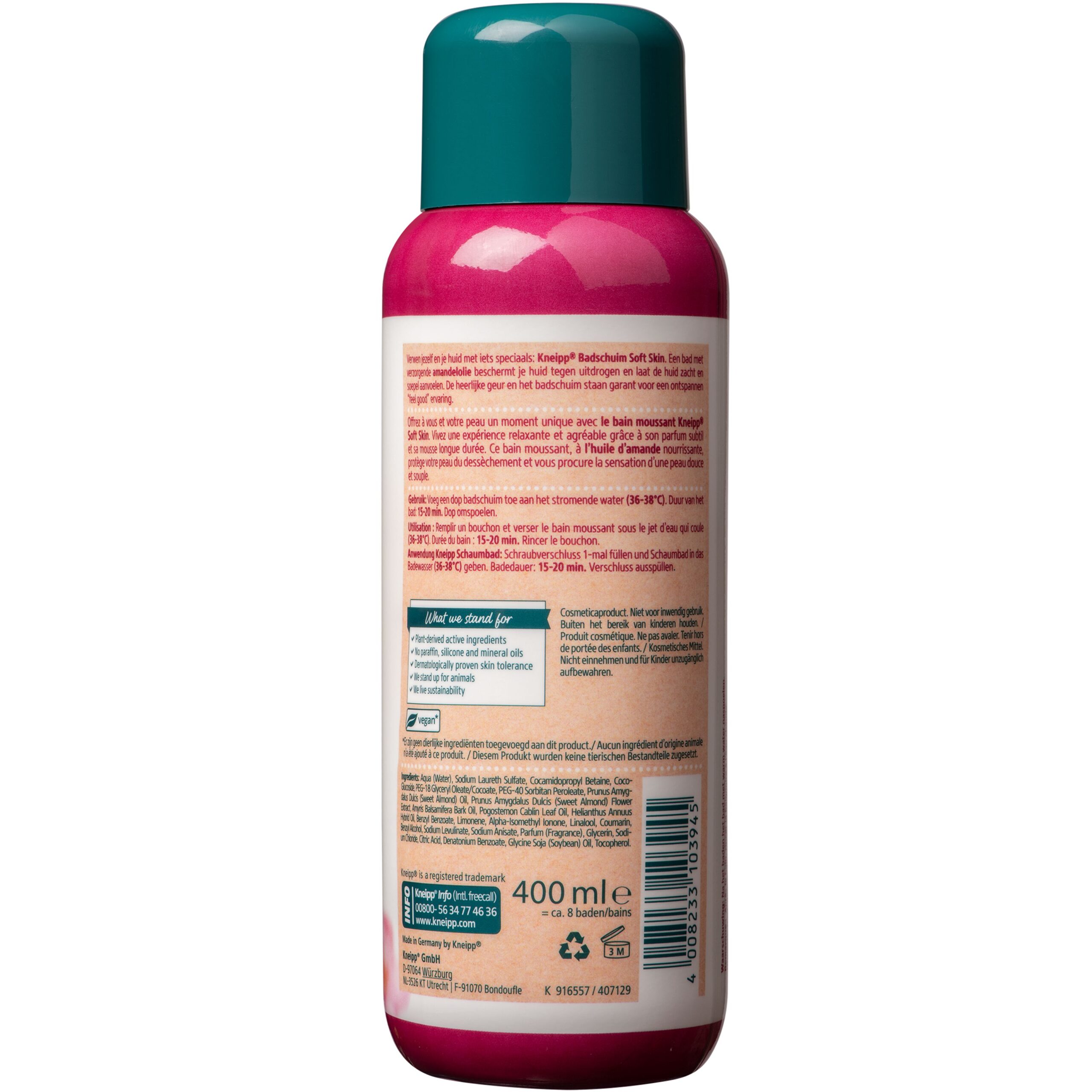 Kneipp Soft skin badschuim amandelbloesem - Afbeelding 2
