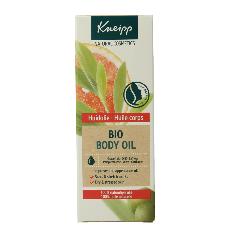 Kneipp Bio body oil huidolie grapefruit olijf saffloer