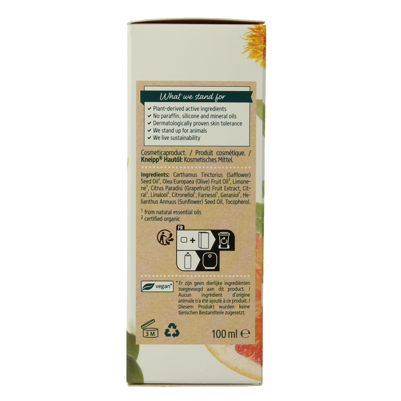 Kneipp Bio body oil huidolie grapefruit olijf saffloer - Afbeelding 5
