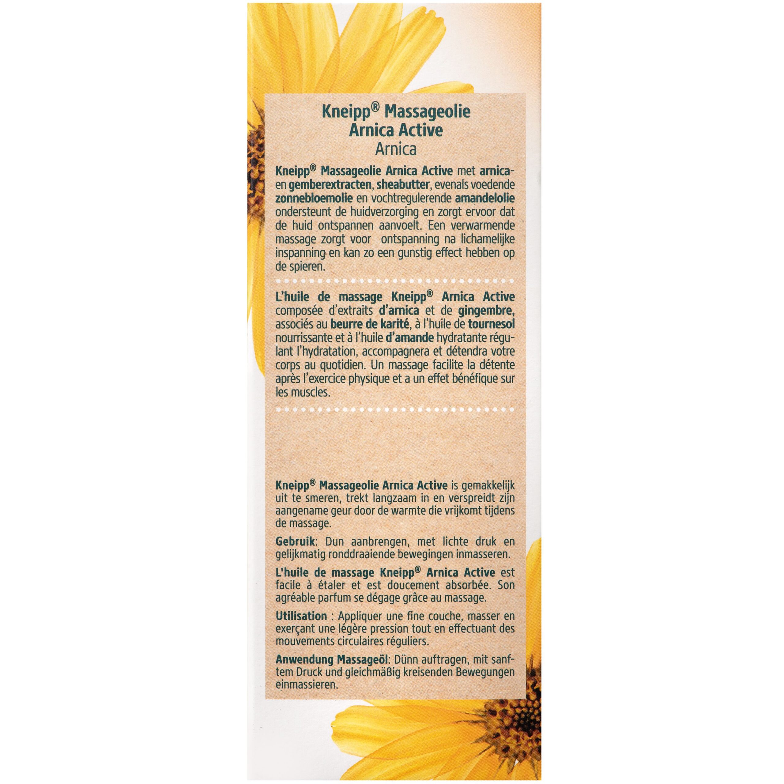 Kneipp Arnica active massageolie - Afbeelding 2