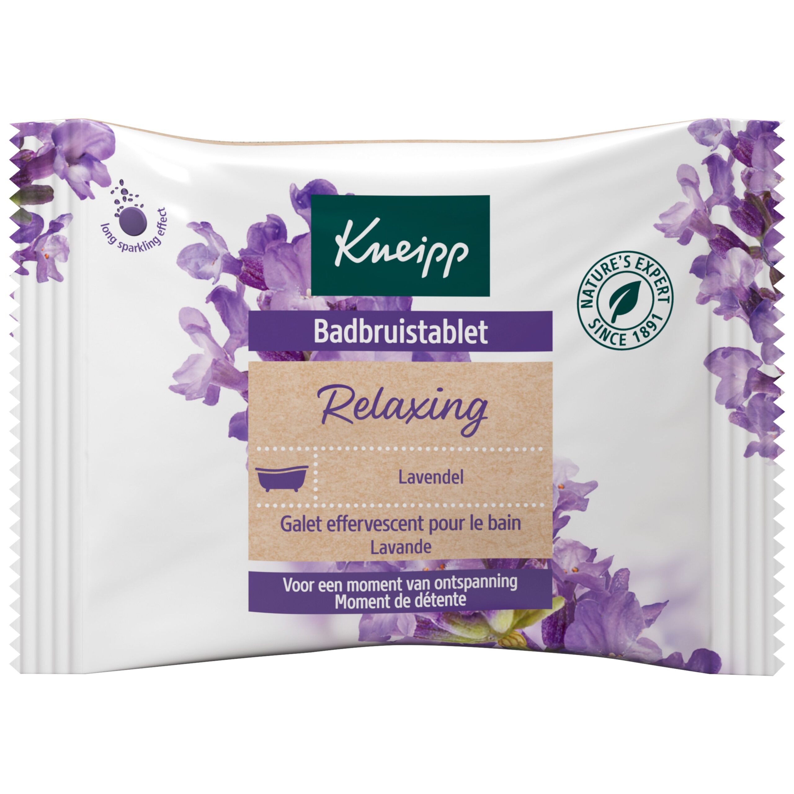 Kneipp Badbruistablet relaxing lavendel