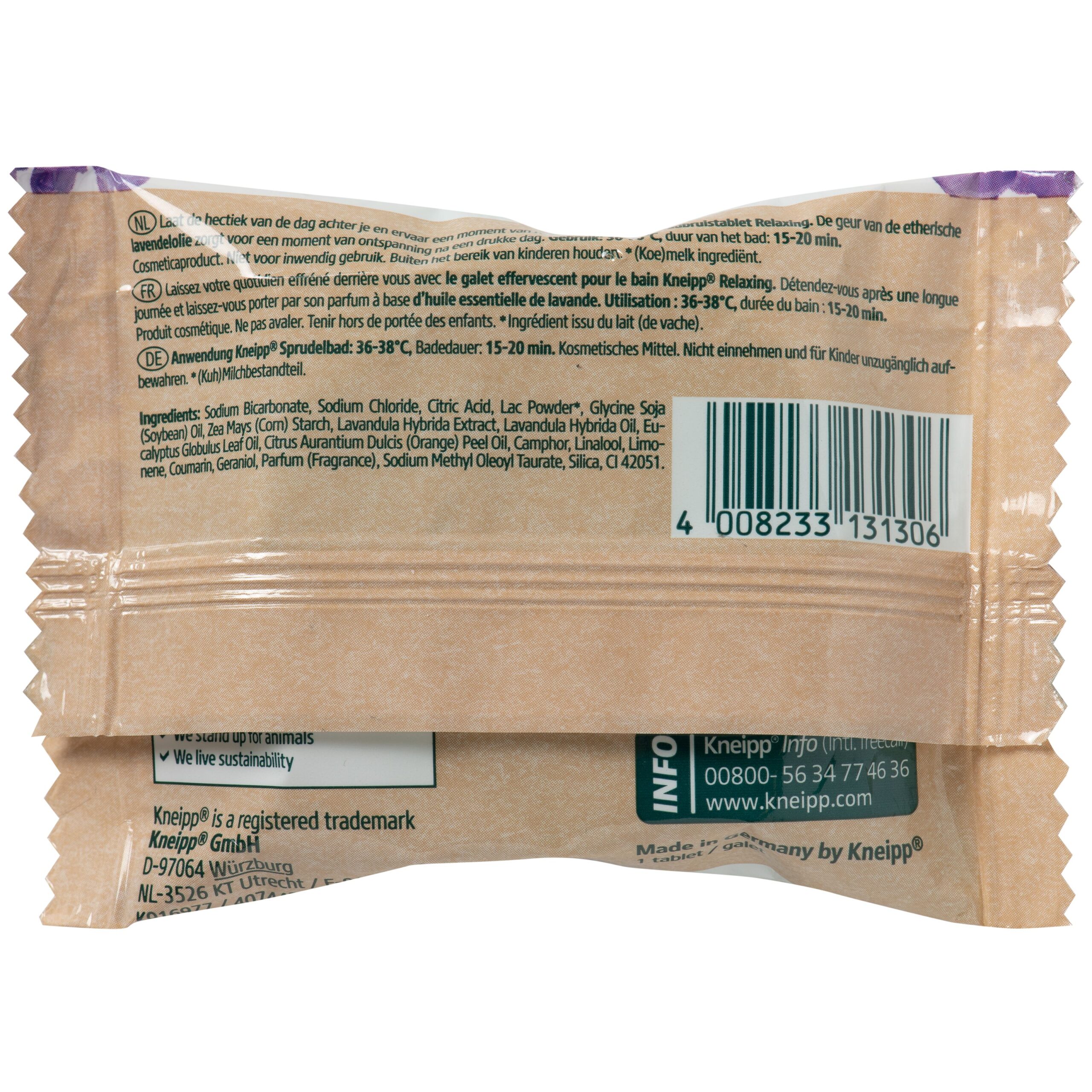 Kneipp Badbruistablet relaxing lavendel - Afbeelding 2