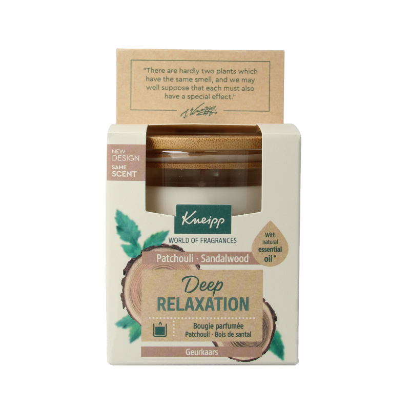 Kneipp Geurkaars sandelwood patchouli