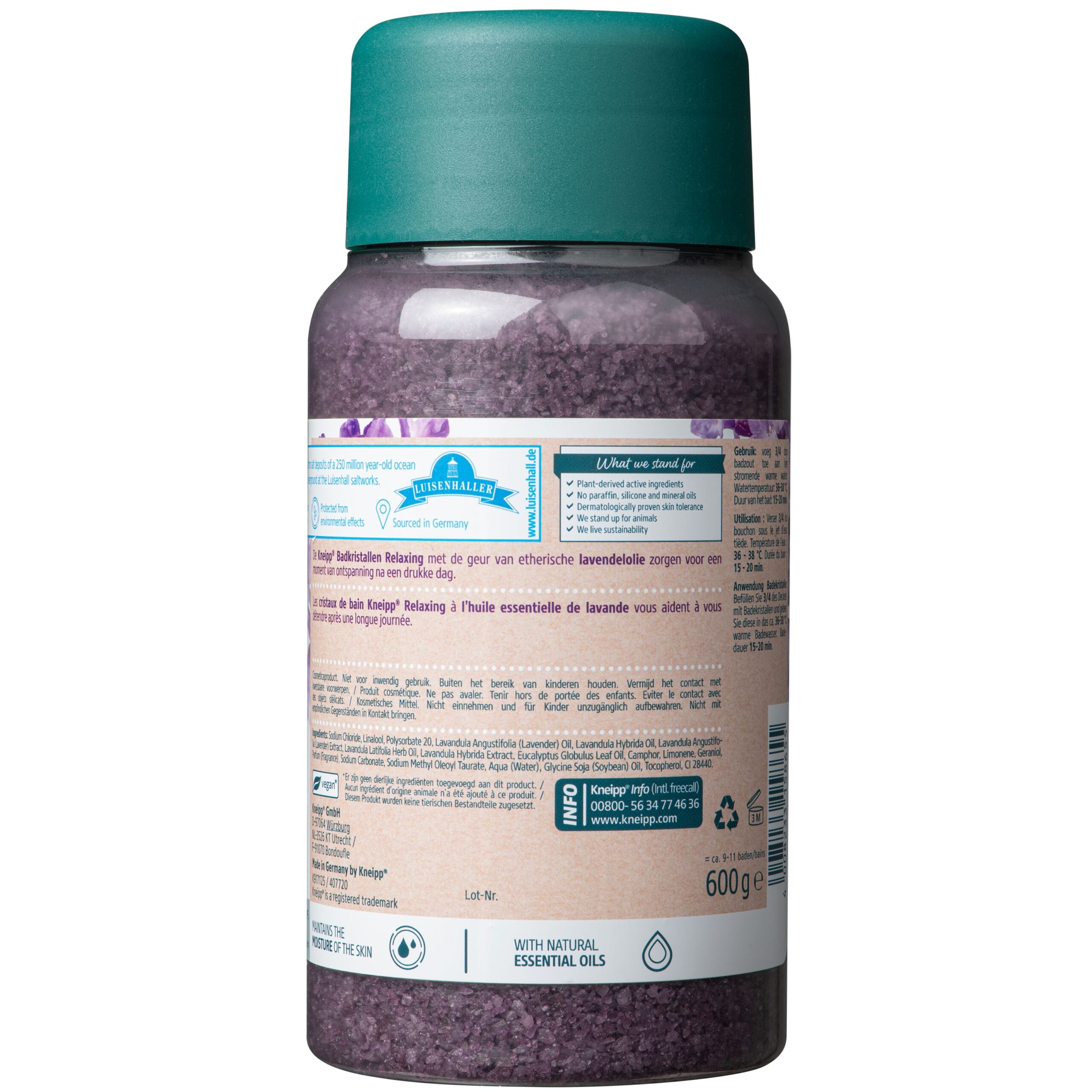 Kneipp Badkristal relaxing lavender - Afbeelding 2