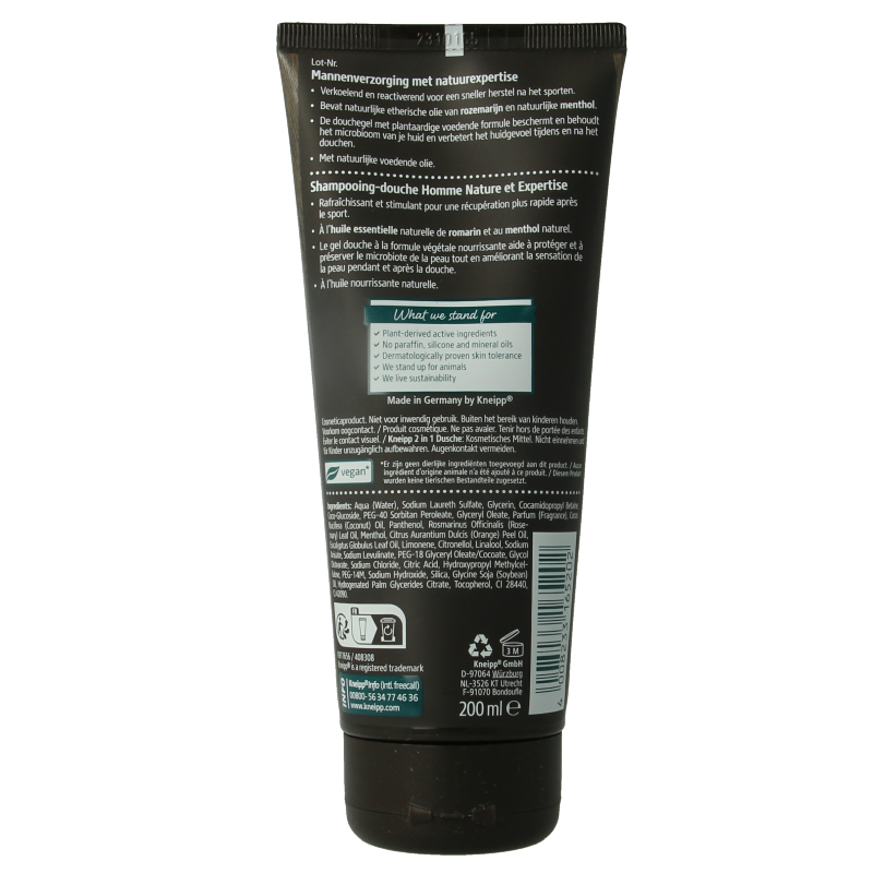 Kneipp Men body & hair 2-in-1 douche sport - Afbeelding 2