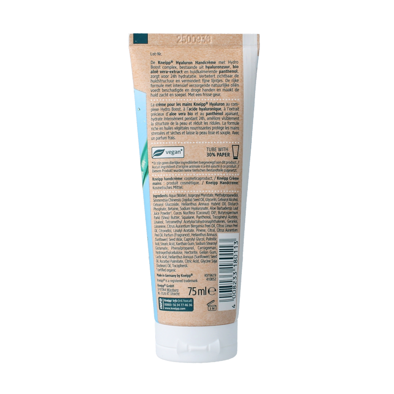 Kneipp Handcream hyaluron - Afbeelding 2