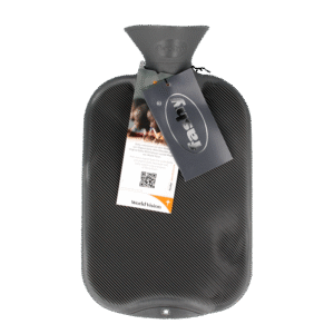 Fashy Kruik warmwater zak antraciet enkele ribbel